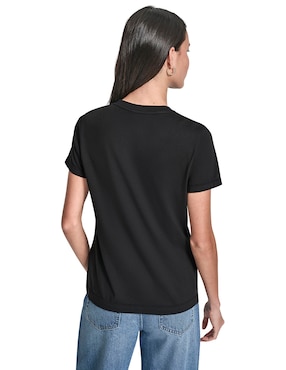 Playera manga corta Dkny Jeans cuello redondo para mujer