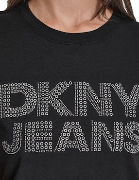 Playera manga corta Dkny Jeans cuello redondo para mujer