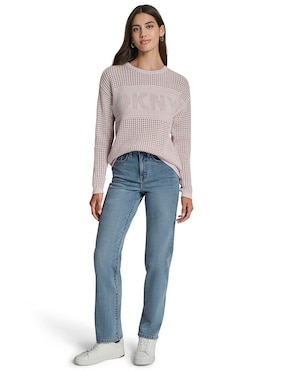 Suéter Dkny Jeans cuello redondo para mujer