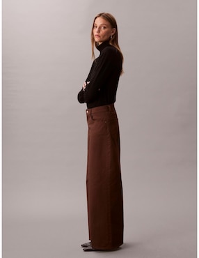 Pantalón chino Calvin Klein Jeans wide leg para mujer