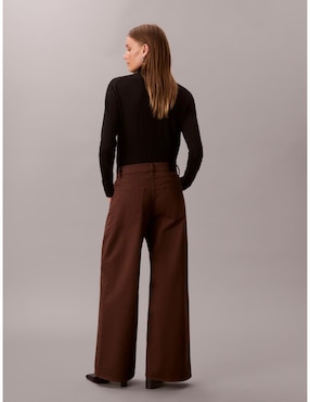 Pantalón chino Calvin Klein Jeans wide leg para mujer