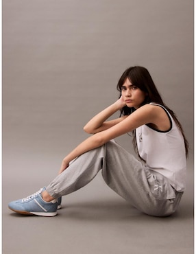 Pants regular Calvin Klein Jeans con elástico para mujer