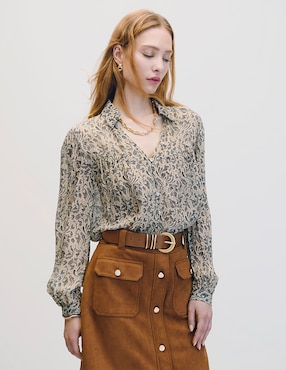 Blusa manga larga Julio para mujer