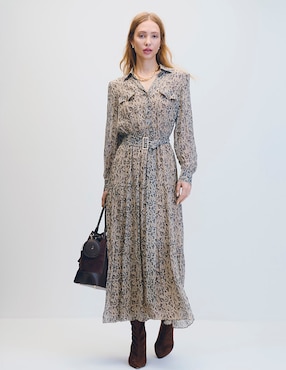 Vestido maxi casual Julio Savannah para mujer