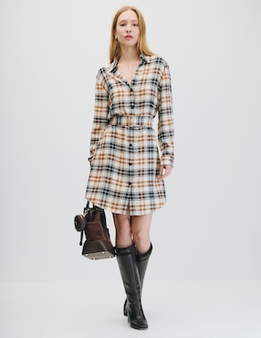 Vestido midi casual Julio Savannah para mujer