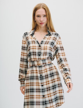 Vestido midi casual Julio Savannah para mujer