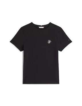 Playera manga corta Tommy Hilfiger cuello redondo para mujer