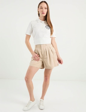 Playera tipo polo Tommy para mujer