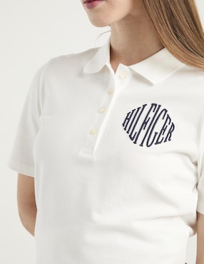 Playera tipo polo Tommy para mujer