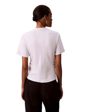 Playera manga corta Calvin Klein Jeans cuello redondo para mujer