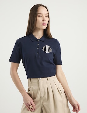 Playera tipo polo Tommy para mujer