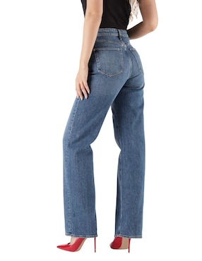Jeans straight a la cintura Guess para mujer
