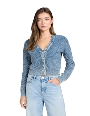 Suéter Guess cuello v para mujer