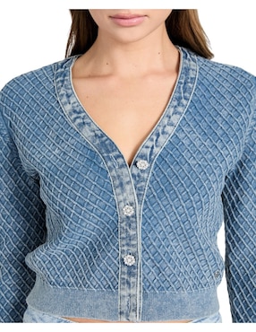 Suéter Guess cuello v para mujer