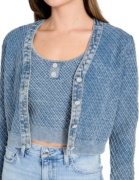 Suéter Guess cuello v para mujer