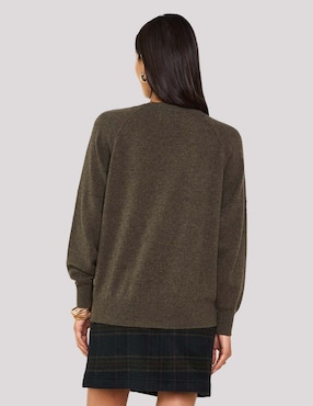 Suéter Maison 123 cuello redondo para mujer