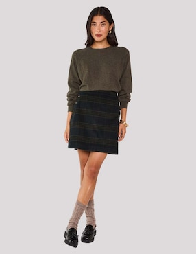 Suéter Maison 123 cuello redondo para mujer