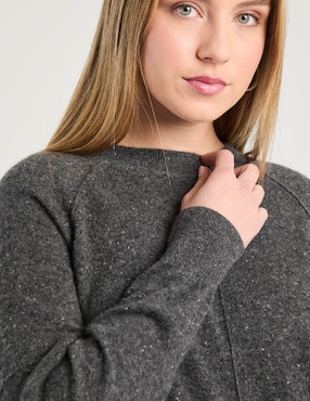 Suéter Maison 123 cuello redondo para mujer