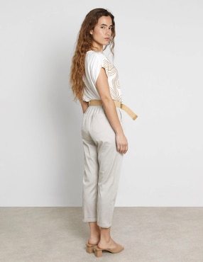 Pantalón capri Trucco relajado para mujer