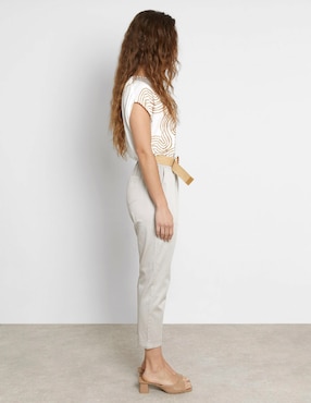 Pantalón capri Trucco relajado para mujer