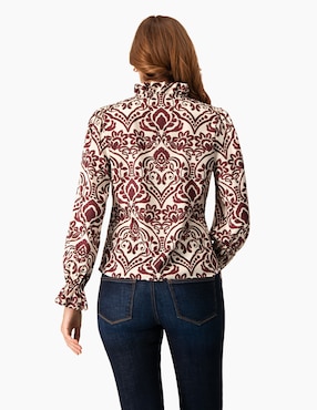Blusa Ivonne manga larga para mujer