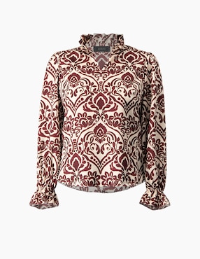 Blusa Ivonne manga larga para mujer
