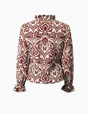 Blusa Ivonne manga larga para mujer