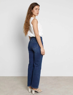 Jeans straight cintura alta Trucco para mujer
