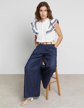 Pantalón trucco wide leg para mujer