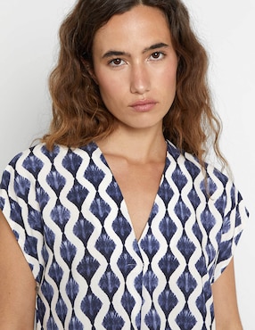 Blusa Trucco manga corta para mujer