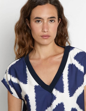 Blusa Trucco manga corta para mujer