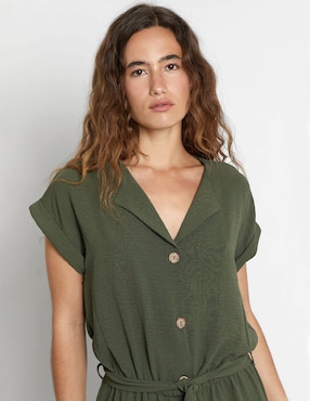 Jumpsuit Trucco de poliéster caual para mujer