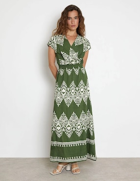 Vestido midi casual Trucco para mujer