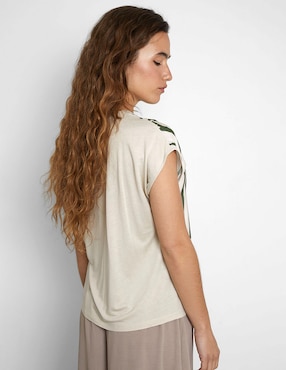 Blusa Trucco manga corta para mujer