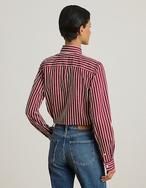 Blusa Lauren Ralph Lauren manga larga para mujer