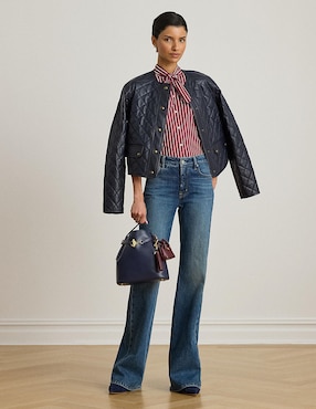 Blusa Lauren Ralph Lauren manga larga para mujer