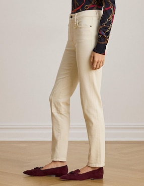 Jeans skinny Lauren Ralph Lauren corte cintura para mujer