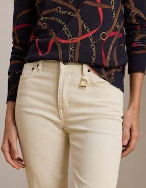 Jeans skinny Lauren Ralph Lauren corte cintura para mujer