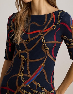 Blusa Lauren Ralph Lauren manga al codo para mujer