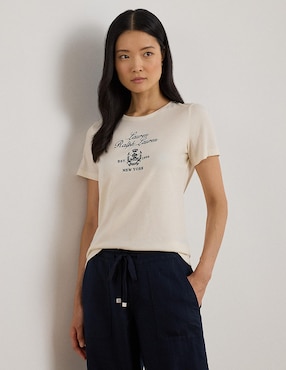 Blusa Lauren Ralph Lauren manga corta para mujer