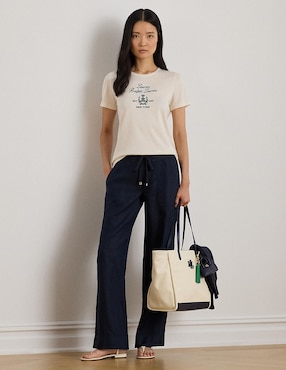Blusa Lauren Ralph Lauren manga corta para mujer