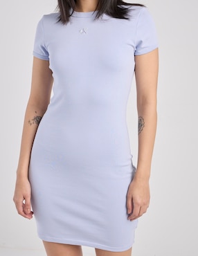 Vestido corto casual Calvin Klein Jeans para mujer
