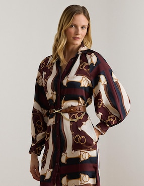 Vestido a la rodilla casual Lauren Ralph Lauren para mujer