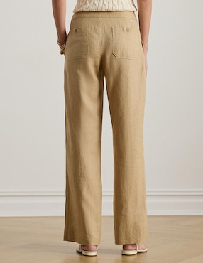 Pantalón relaxed Lauren Ralph Lauren straight para mujer