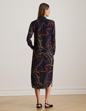 Vestido midi de vestir Lauren Ralph Lauren para mujer