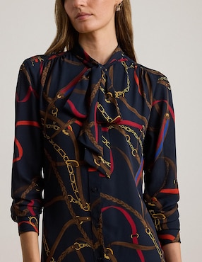Vestido midi de vestir Lauren Ralph Lauren para mujer
