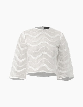 Blusa Ivonne manga larga para mujer