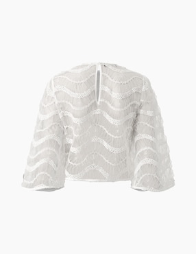 Blusa Ivonne manga larga para mujer