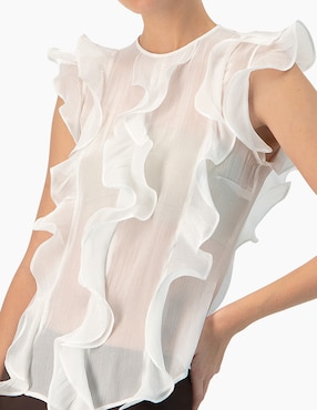 Blusa Ivonne sin manga para mujer
