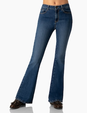 Jeans acampanado straight Ivonne para mujer